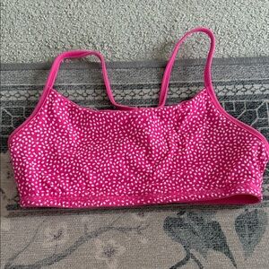 Buffbunny bossy print Pink Polka Dot and solid pink reversible